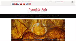 Desktop Screenshot of nanditaarts.com